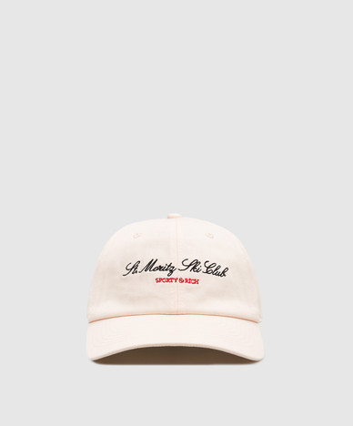 Beige pet met geborduurd logo