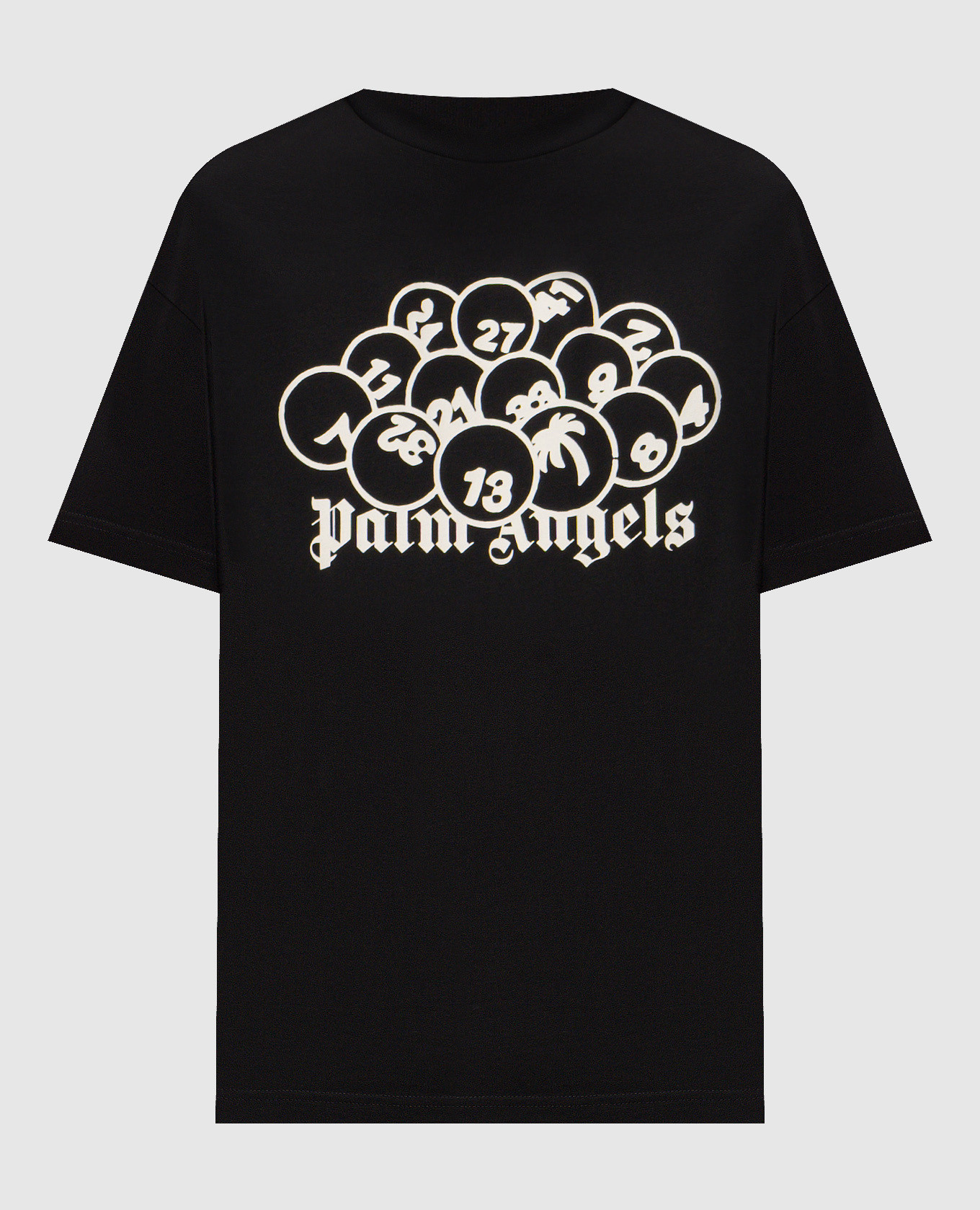 Black T-shirt with Pool brand print