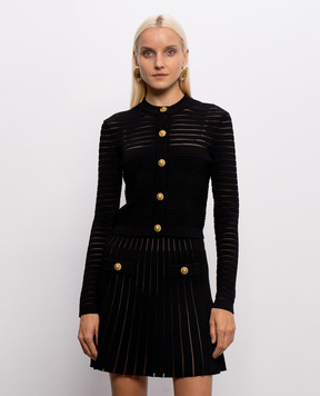 Balmain Black cardigan HF1KL878KK10