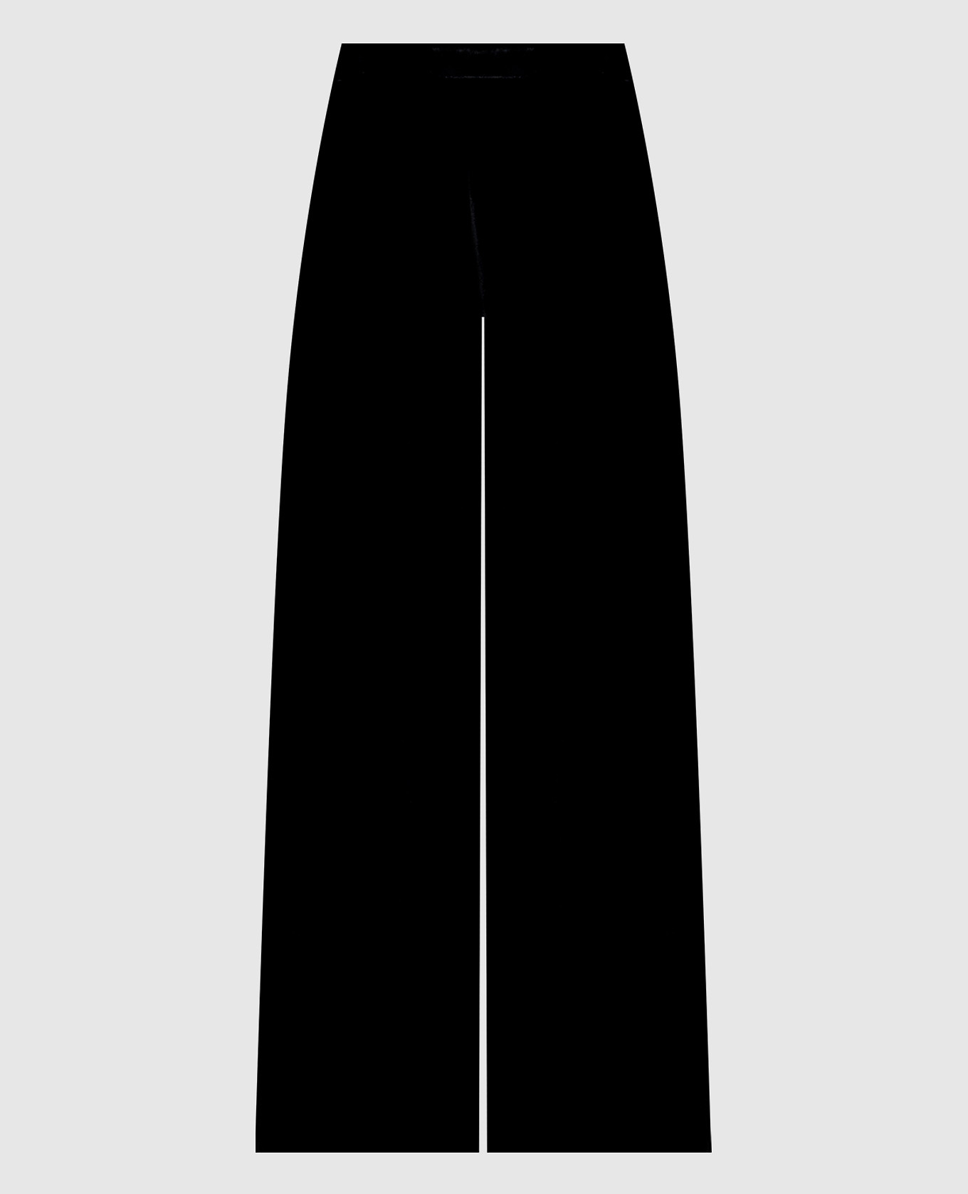 Black velvet pants