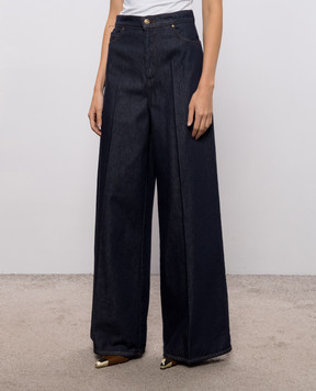 Max Mara Blue denim palazzo pants QUATTO MXMQUATTO
