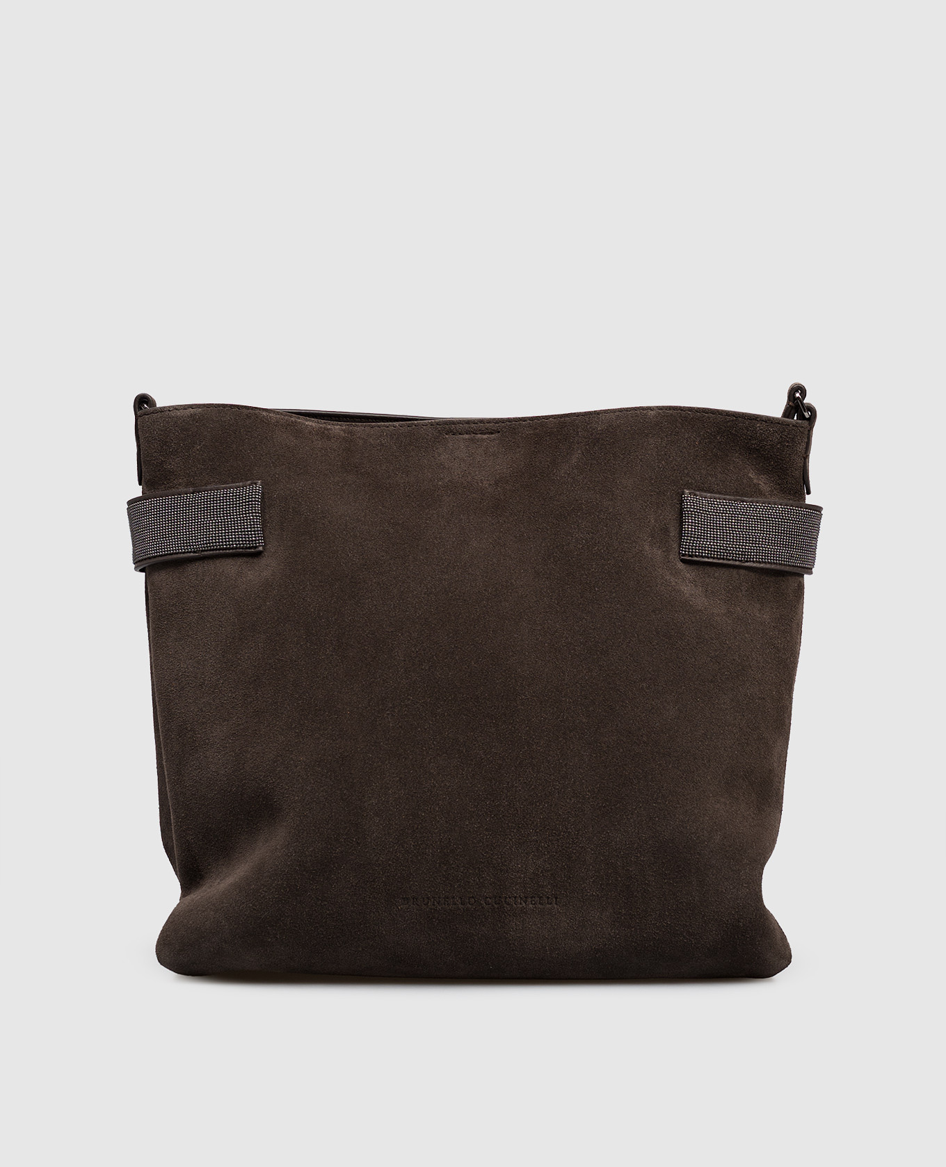

Brown suede bag Essence Brunello Cucinelli