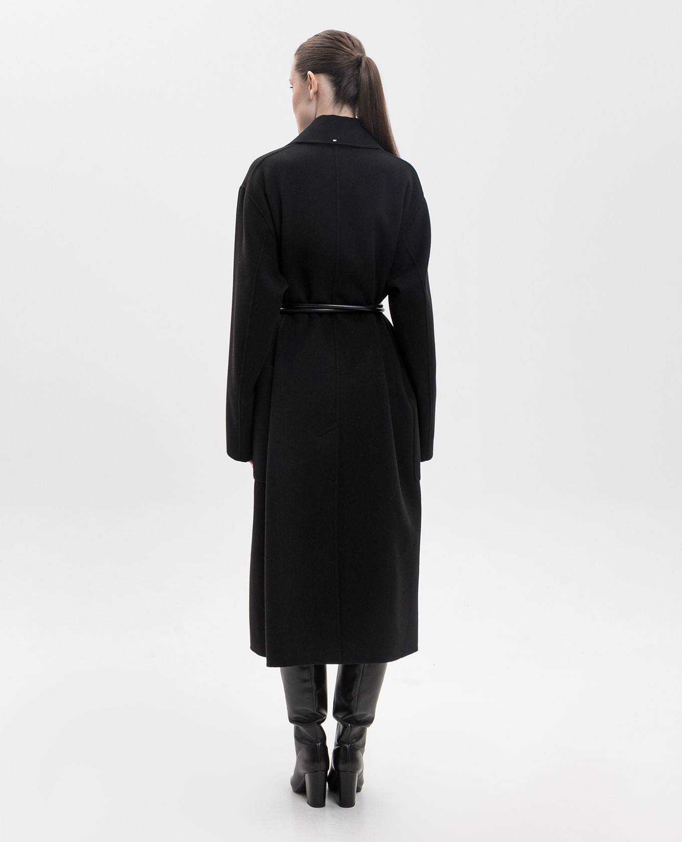 

ZANNATA black wool coat with a smell Max Mara Sportmax
