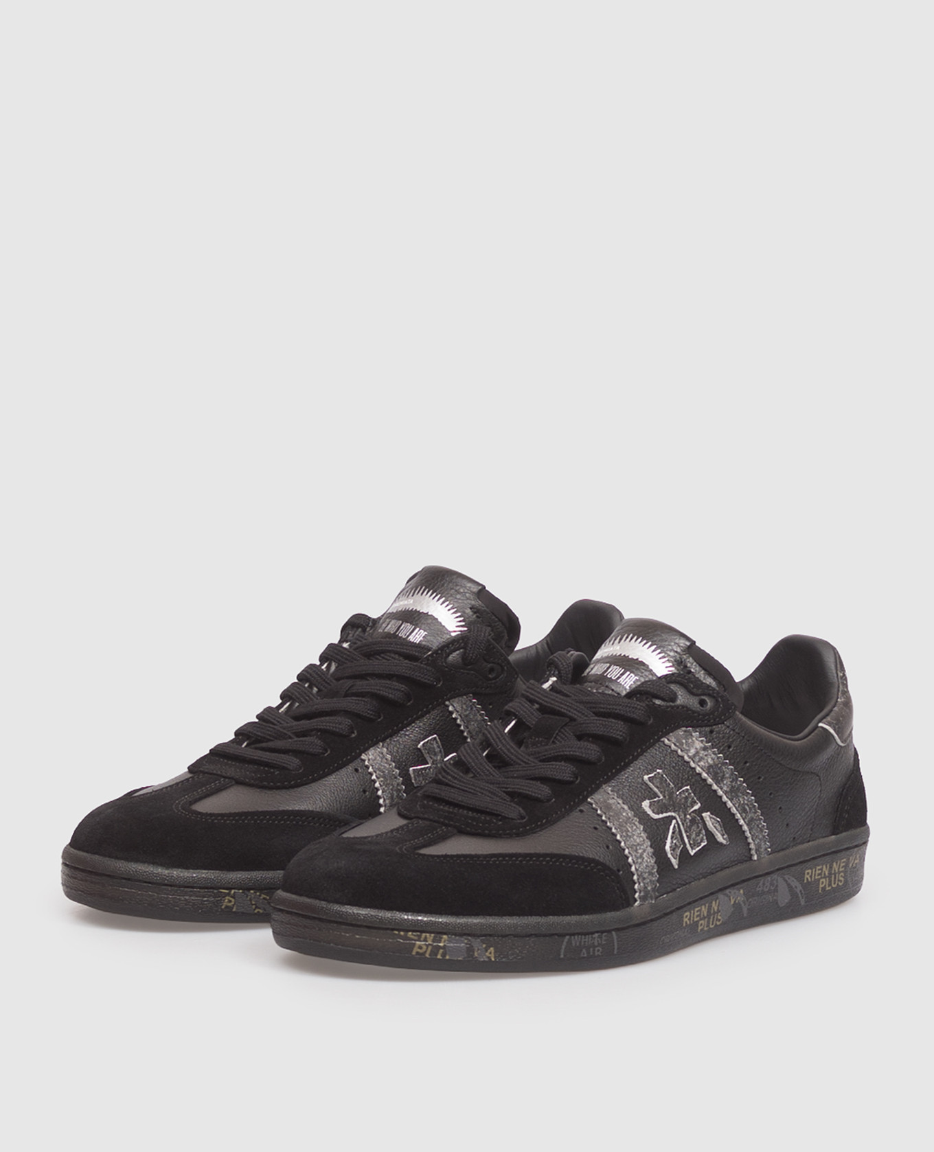 Bonnie black leather sneakers Premiata 2