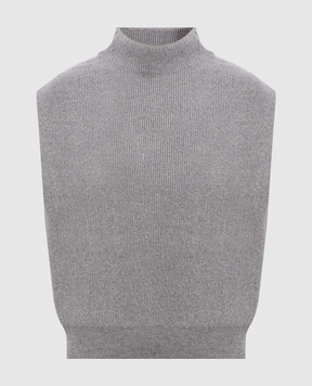 Peserico Beige striped wool, silk and cashmere jumper A99861F129U470