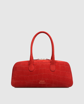 Loulou de Saison Red MAWI baguette bag made of nubuck MAWI