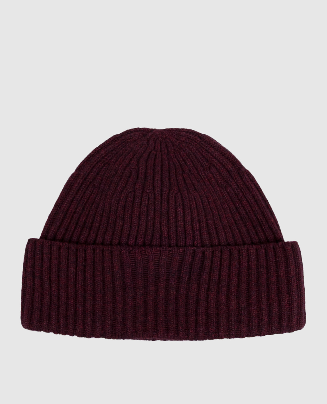 Burgundy cashmere hat