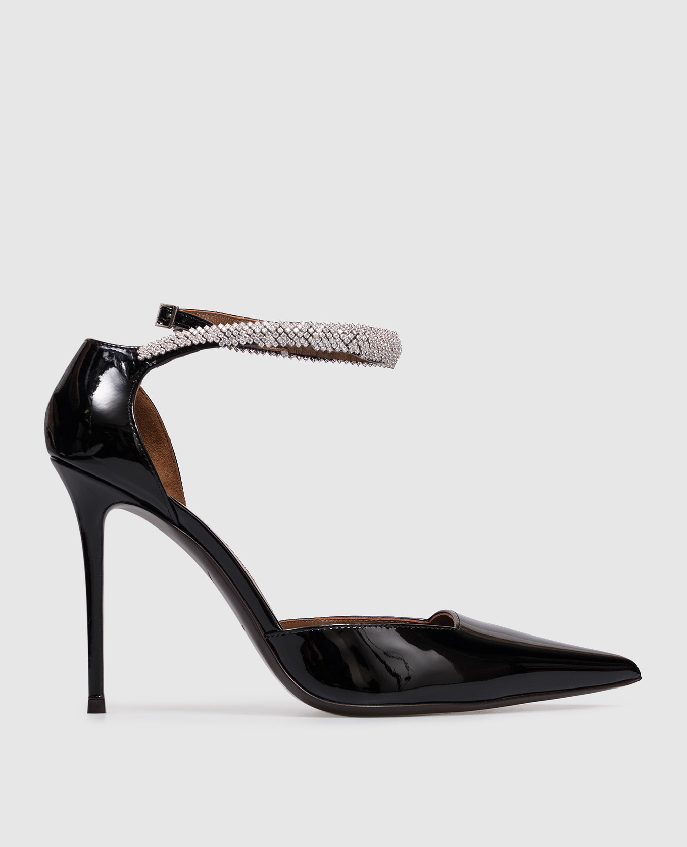 

Raquel black patent leather pumps with crystals Giuseppe Zanotti