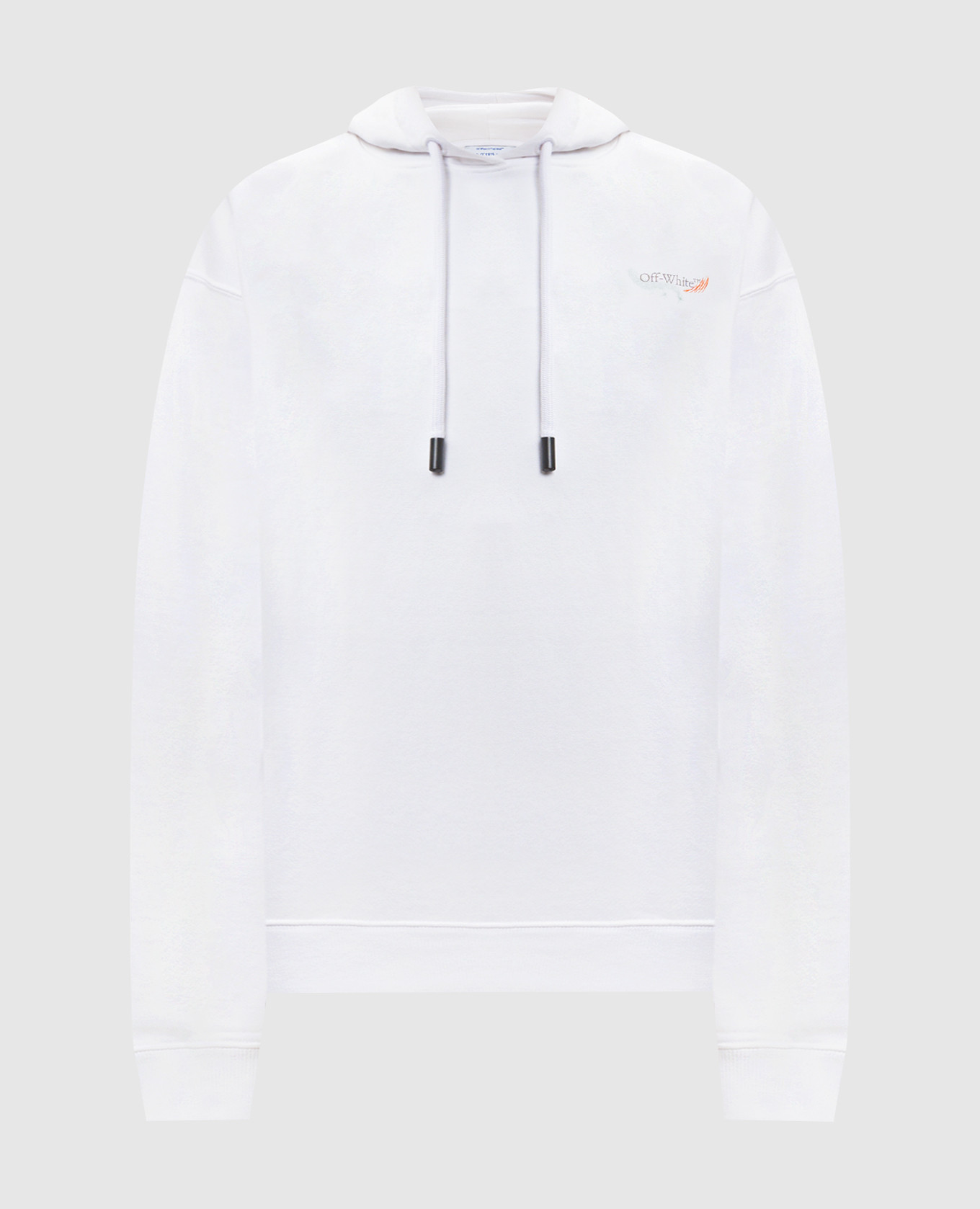 

White hoodie with logo print Off-White