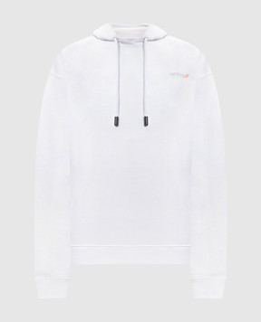 Off-White White hoodie with logo print 2BB035S26FLE004