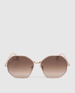 Max Mara QUINOA gold sunglasses MXOQUINOA