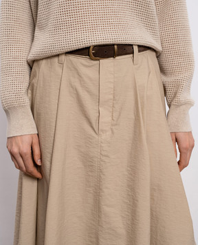 Brunello Cucinelli Brown suede belt M0DELC295