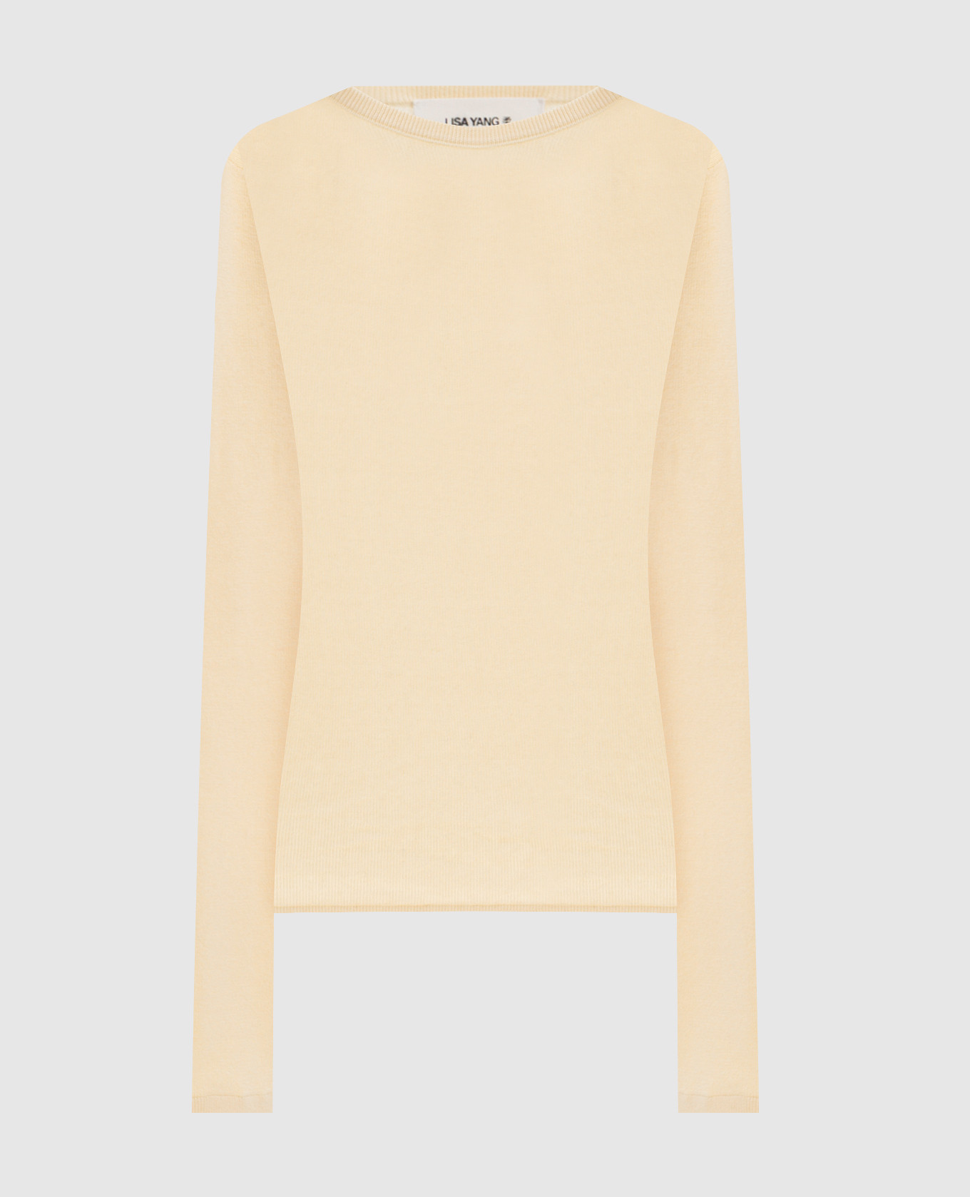 

Vivian yellow cashmere jumper LISA YANG