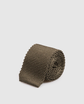 Brunello Cucinelli Green silk tie MM8880018