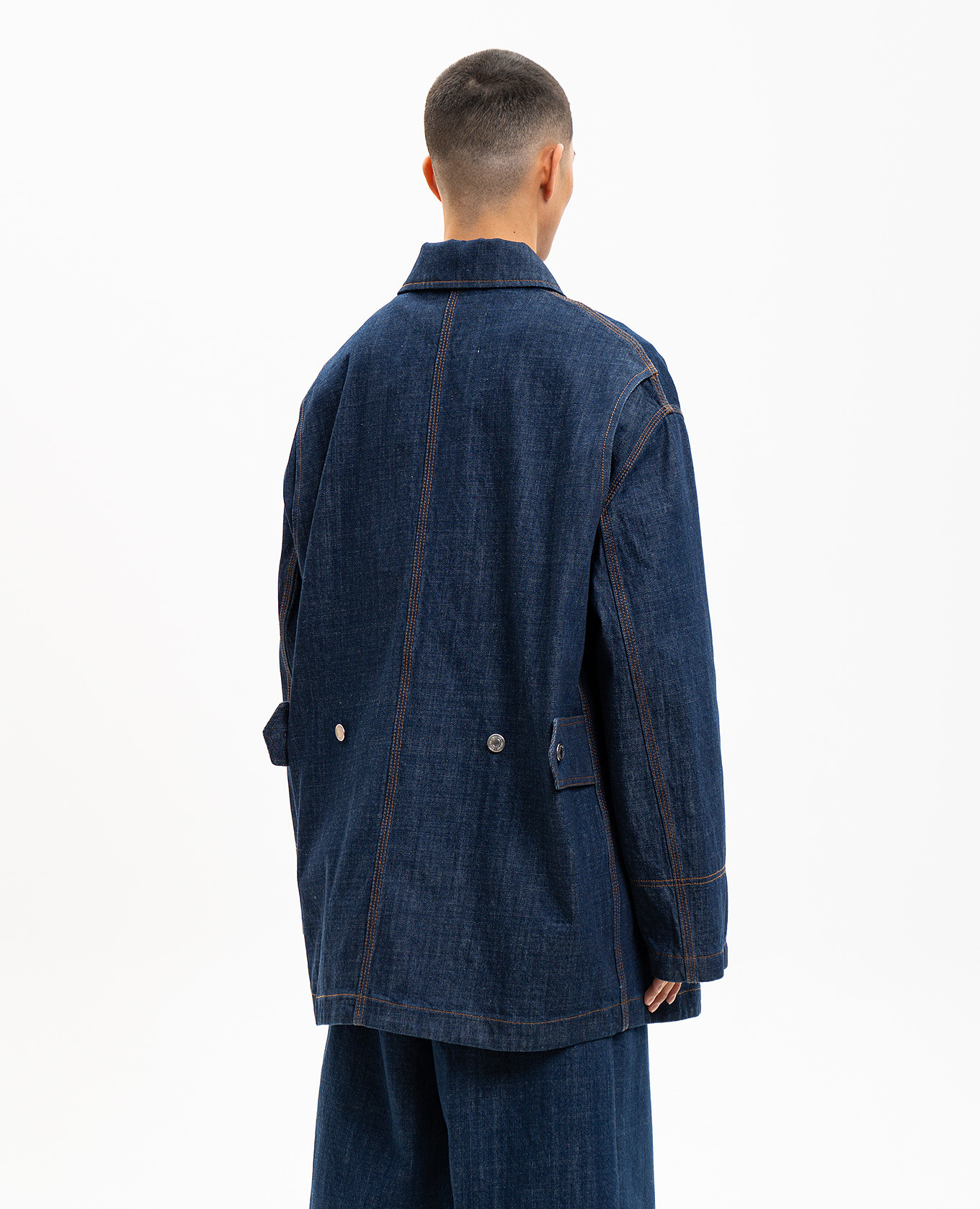 Blue denim jacket Ami Paris 4