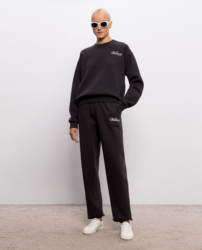 Sporty & Rich Brown Soho insulated sweatshirt ST098711083BR29