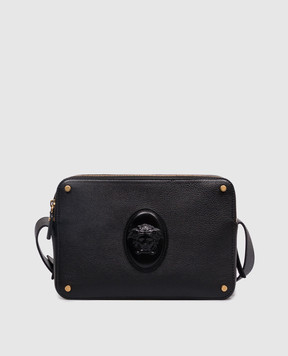 Versace Black leather Lou bag 10245441A18107