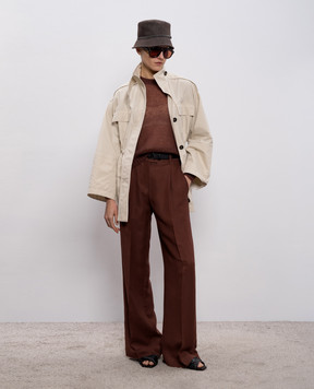 Brunello Cucinelli Brown wool sweater M2I776830