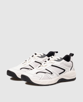 Trussardi White combination sneakers N069S001003NMNS10L76