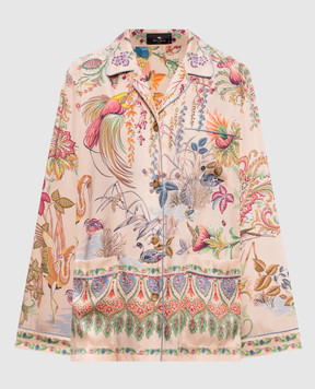 Etro Pink pajama-style blouse WRIA010099SPSI4