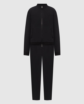 MooRER Black CRISPIN TUTA tracksuit CRISPINTUTAJ