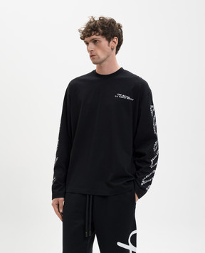 Off-White Black long sleeve with print 44MAB09CS26J002