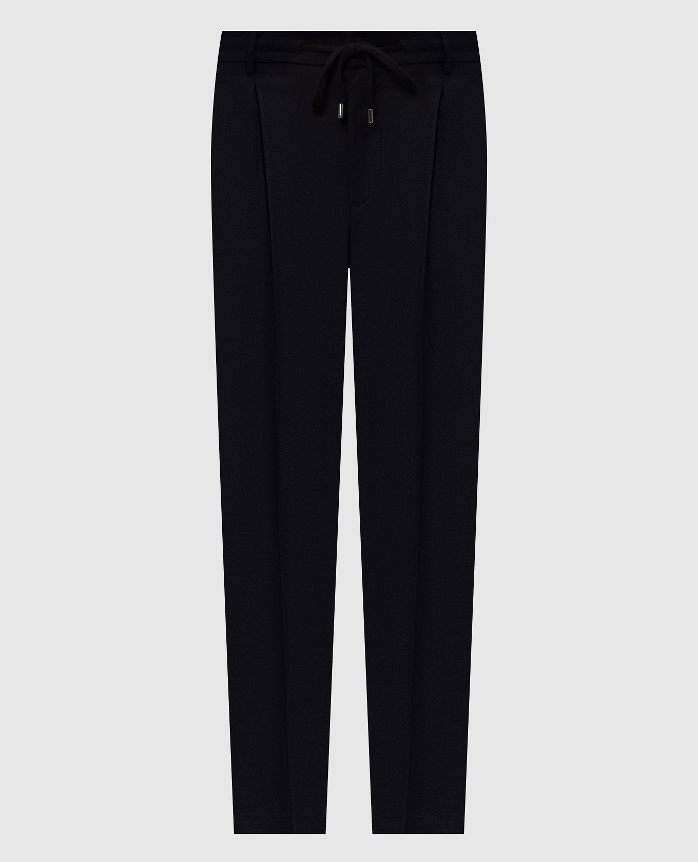 Blue wool pants