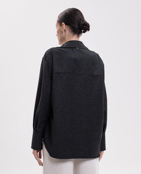 Agnona Gray wool shirt TD1202YU1142