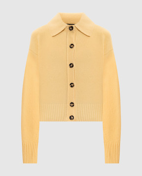 PROENZA SCHOULER Rocio yellow cashmere cardigan R2617313KK025