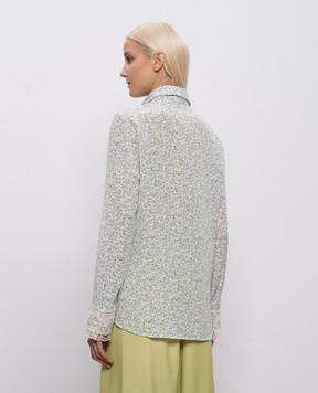 Ermanno Scervino Floral print silk blouse D482K345APXWE