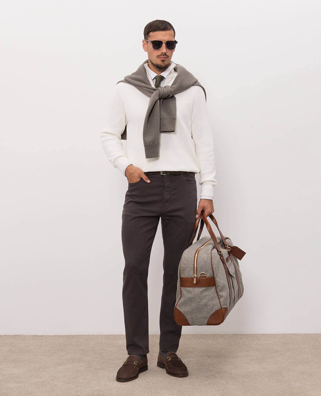 White jumper Brunello Cucinelli 2