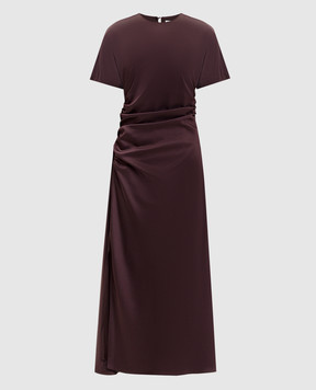 Simkhai Marabella burgundy midi dress 1261165Q