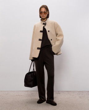 The Row Brown Purin cashmere pullover R001260Y1026