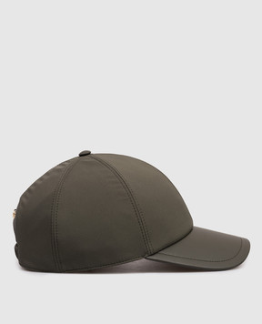 Stefano Ricci Green cap with emblem MCV61NV15EPL001H