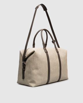 Pini Parma Beige travel bag TRBAGCANVBEI