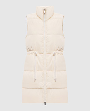 Peserico Beige down vest M0334806086