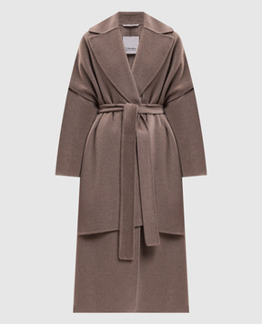 Max Mara CARISMA beige wool and cashmere coat SMMCARISMA