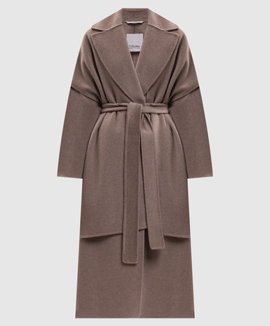 CARISMA beige wool and cashmere coat