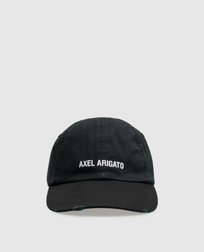 Axel Arigato Black cap with logo embroidery X3959007