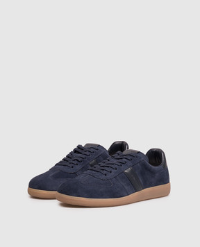 Tom Ford Archer blue suede sneakers J1584LCL046N