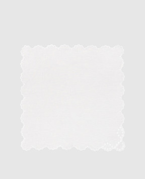 Los Encajeros Ivory Bodoques Linen Napkin NAPKINBODOQUES