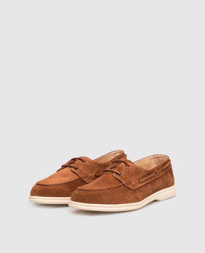 Doucal's Brown suede topsiders DD8786ARTNUF229