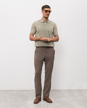 Stefano Ricci Brown wool pants M8T61B0020T7750