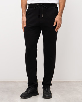 Iceberg Black joggers with logo patch B0226341