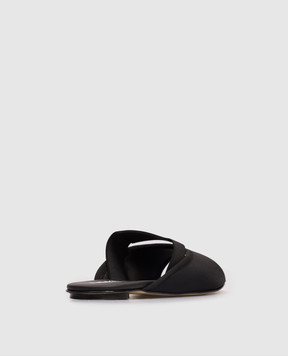 Maison Margiela MM6 Children's black flip-flops with logo 823853335