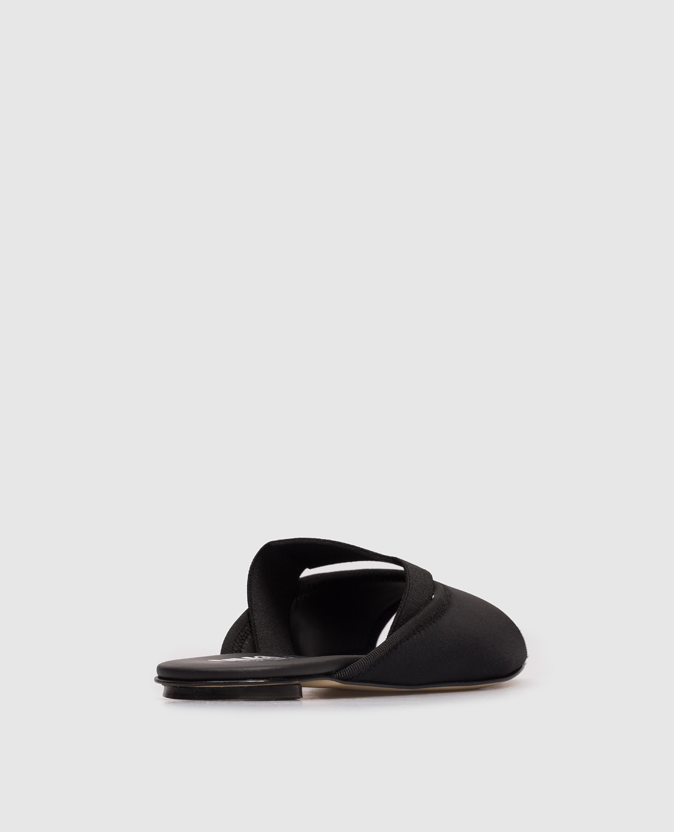 

Children's black flip-flops with logo Maison Margiela MM6