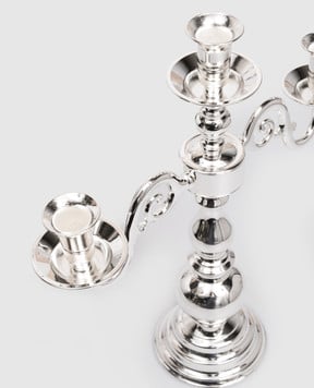 Broggi 1818 Ambasciata silver candlestick for three candles 3100018546