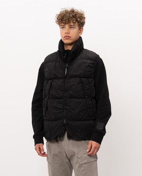 C.P. Company Black down vest MVE010A005904G