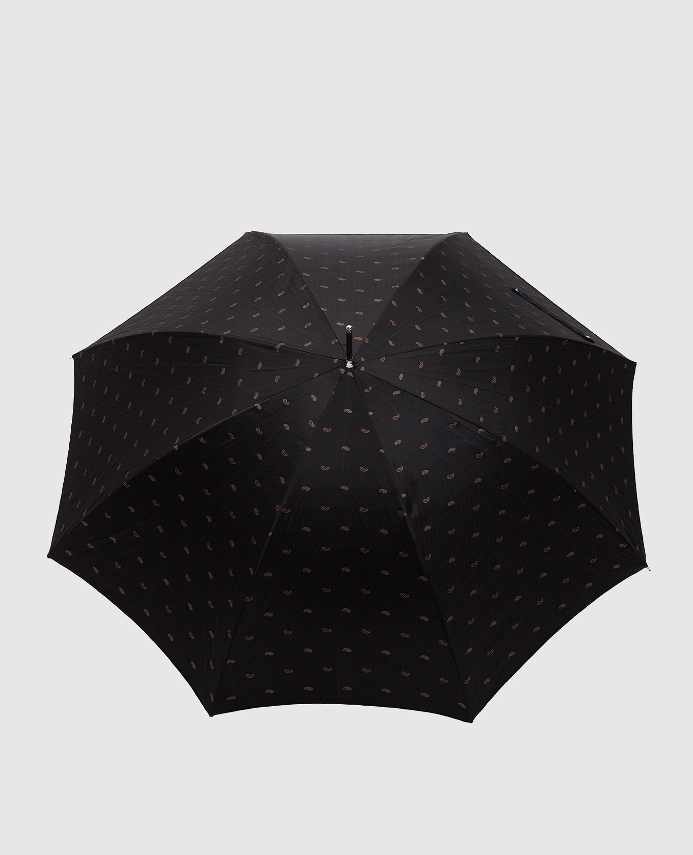 

Black umbrella cane with pattern Pasotti