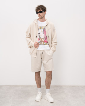 Off-White White Allover Frame T-shirt 44MAA027Z26J001